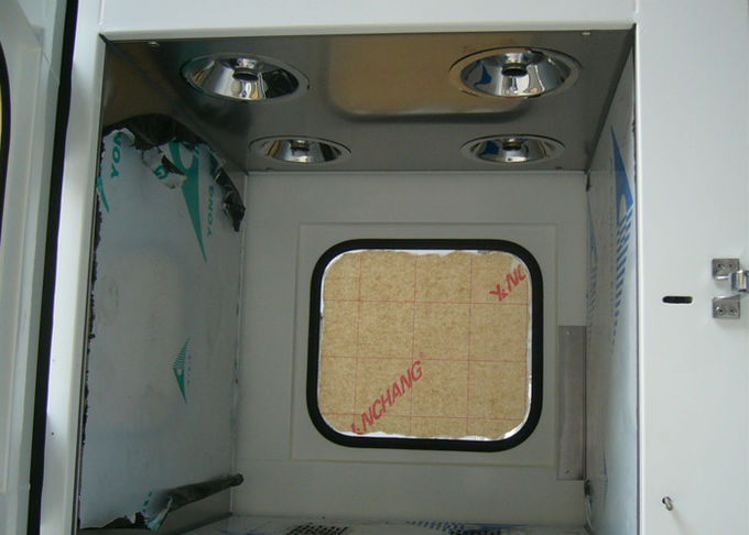 Scatola di passaggio medica della cascata di particelle con l'interruttore di sicurezza elettrico, acciaio inossidabile 304 dentro, con il fan del ventilatore 0