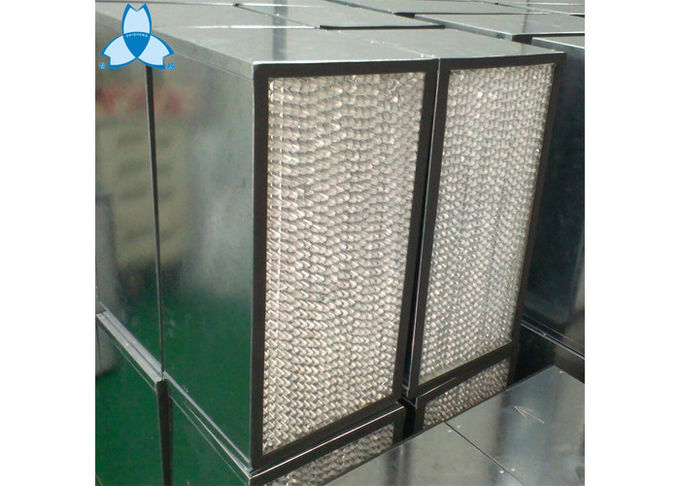 Separatore di alluminio a forma di scatola galvanizzato per farmaceutico, laboratorio di filtro dell'aria di Hepa della struttura 0