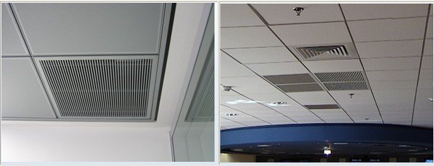 Diffusore su ordinazione 600x600mm dell'aria del soffitto per le cucine dei bagni e le pareti esterne 1