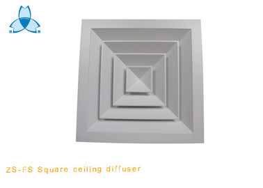 Diffusore rivestito dell'aria del soffitto della polvere bianca con il confine di larghezza di 27.5mm, altezza di 50mm
