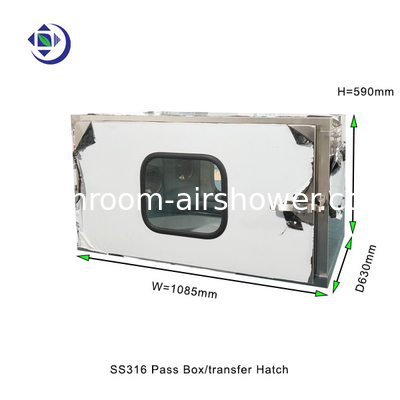 comprare SS316 Sala pulita Passo attraverso la scatola / portella di trasferimento Nessuna filtrazione online manufacture