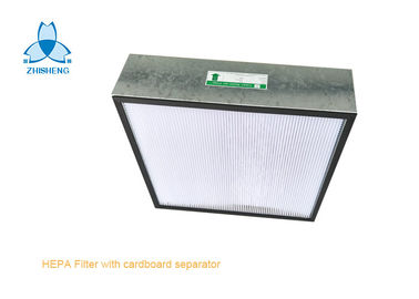 comprare Filtro dalla struttura HEPA del metallo con il separatore di carta per la cascata di particelle della stanza pulita, aria che tratta unità online manufacture