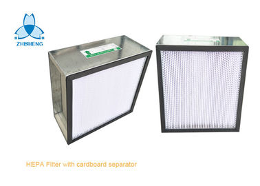 comprare Contenitore eliminabile anodizzato di filtrante della struttura di alluminio H13 H14 HEPA con i media della vetroresina online manufacture