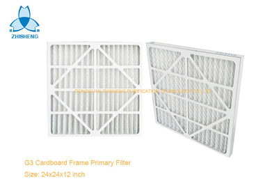 comprare Filtro dell'aria pieghettato della fornace di CA pre per ritorno dell'aria a rimozione di polvere 90% 5 Um particelle, struttura di carta online manufacture