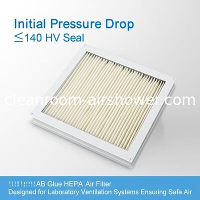comprare Flusso di pressione iniziale ≤ 140 HV Sigillo AB Filtro adesivo HEPA progettato per sistemi di ventilazione di laboratorio che garantiscono l'aria sicura fabbricazione online