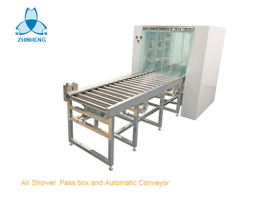 comprare Scatola di passaggio d'acciaio della cascata di particelle del locale senza polvere e trasportatore a rulli automatico online manufacture