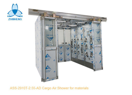 comprare Tunnel della cascata di particelle di 304 carichi di acciaio inossidabile con 4 portelli scorrevoli automatici della foglia online manufacture