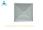Diffusori commerciali dell'aria del quadrato di ventilazione della grata, diffusori dell'aria per i soffitti di goccia