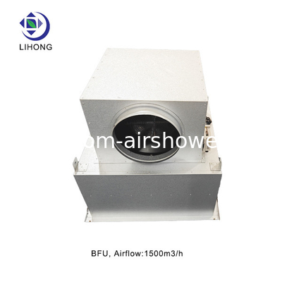 Unità di filtraggio a ventilatore a 220V con flusso d'aria di 1500 M3/h e livello di rumore ≤ 60 DB