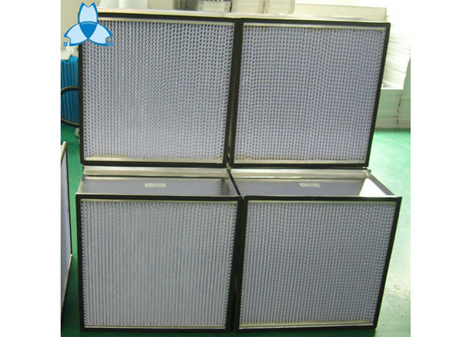 Filtro da alta efficienza H13 Hepa, separatore pieghettato profondo 610x610x220mm del filtrante di Hepa 0