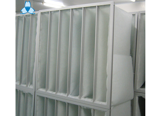 Filtri dell'aria lavabili commerciali di HVAC, ventilazione del condizionamento d'aria del filtrante dell'airbag 0