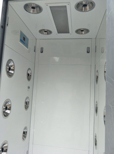 Cascate di particelle verticali della stanza pulita con controllo di alluminio delle porte a battenti dal pannello di controllo di IC 1